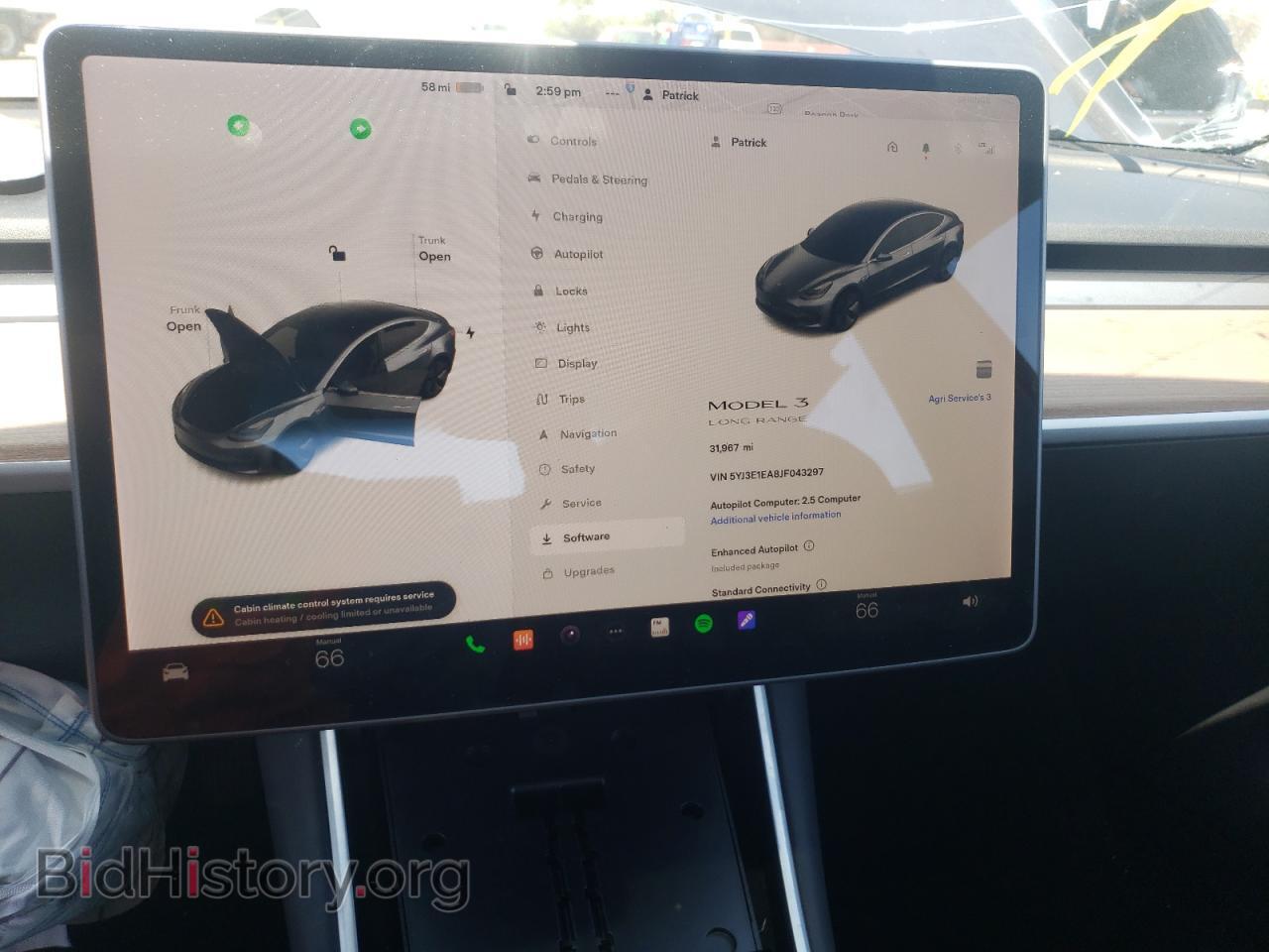 2018 TESLA MODEL 3 - VIN: 5YJ3E1EA8JF043297 - Фото 9