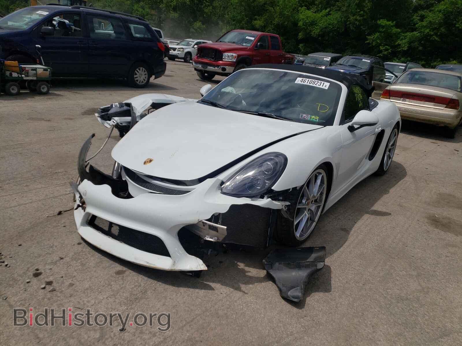 2016 PORSCHE BOXSTER - VIN: WP0CC2A89GS152474 - Фото 2