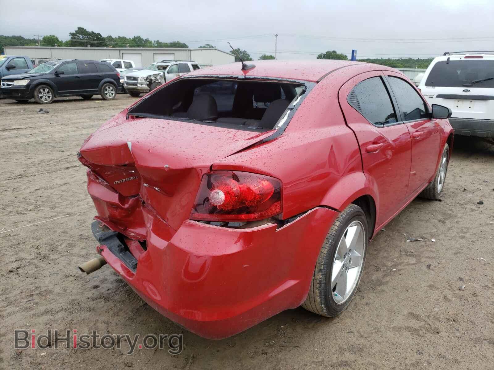 2013 DODGE AVENGER - VIN: 1C3CDZAG3DN760258 - Фото 4