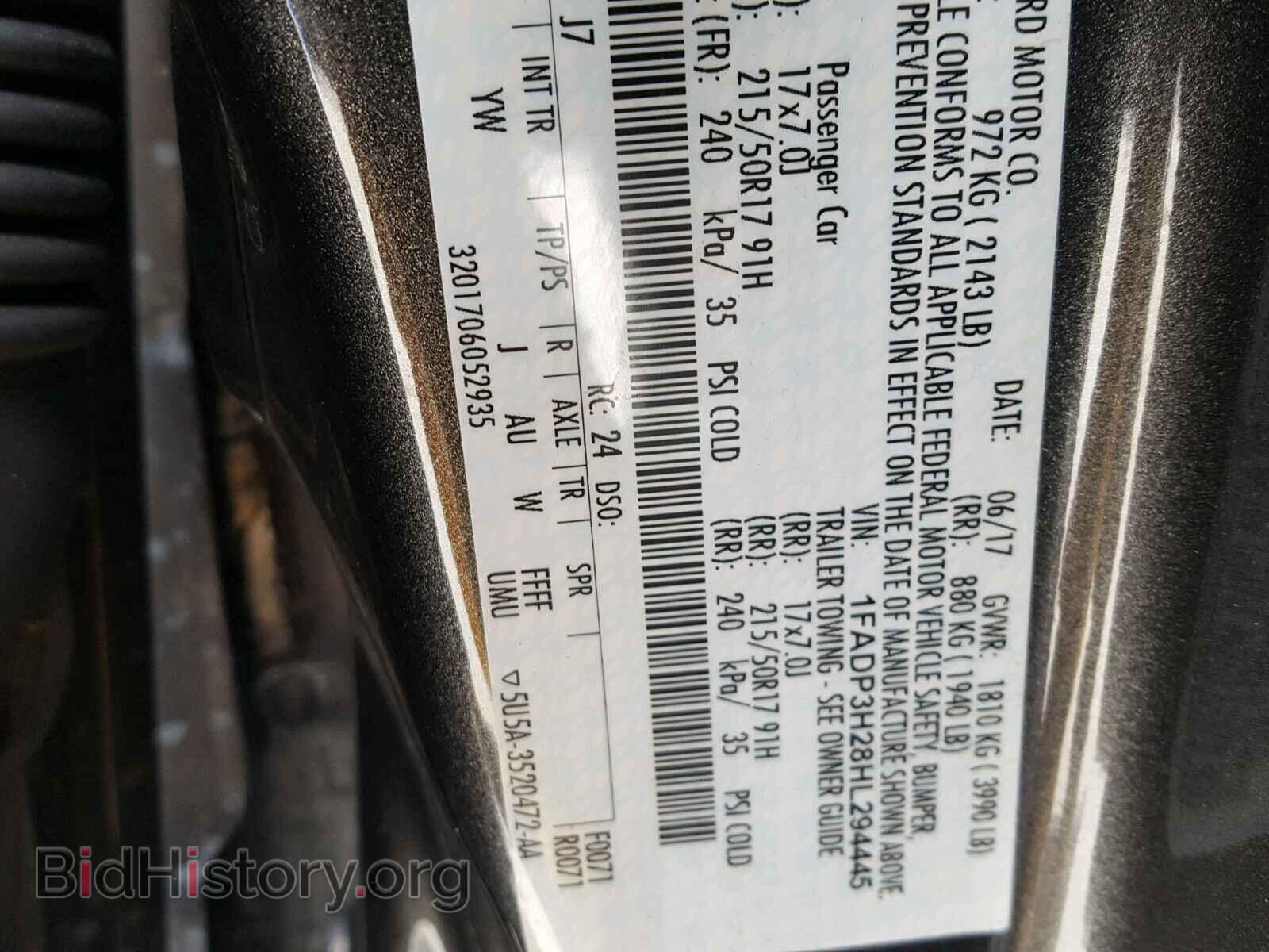 2017 FORD FOCUS - VIN: 1FADP3H28HL294445 - Photo 10