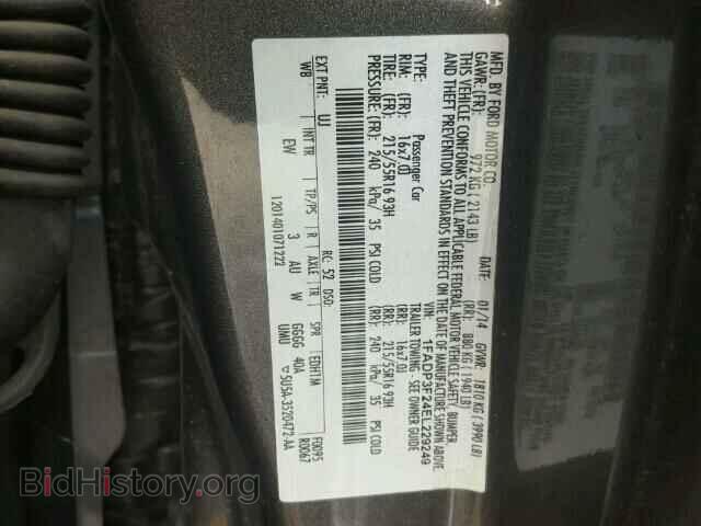 2014 FORD FOCUS - VIN: 1FADP3F24EL229249 - Фото 10