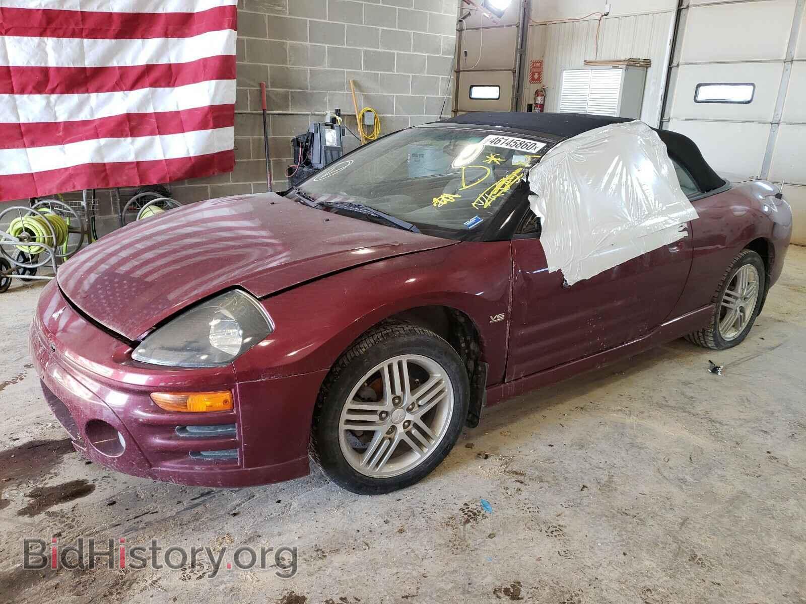 2003 MITSUBISHI ECLIPSE - VIN: 4A3AE55H03E048281 - Фото 2