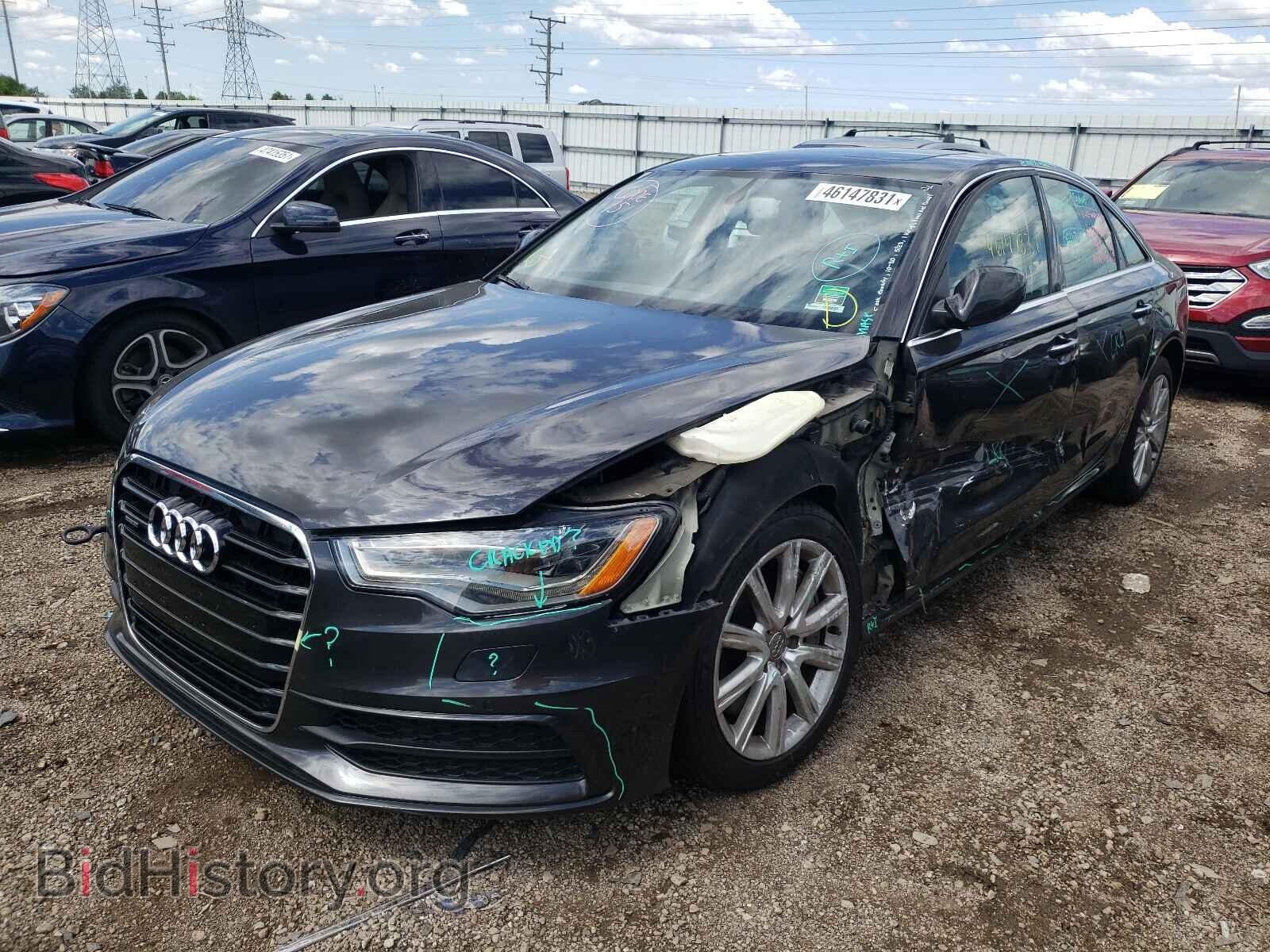 2013 AUDI A6 - VIN: WAUHGAFC5DN010230 - Фото 2