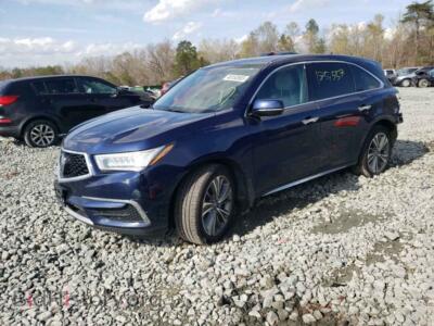 2017 Acura MDX MDX Techno, blue — VIN 5FRYD4H5XHB005572, Copart