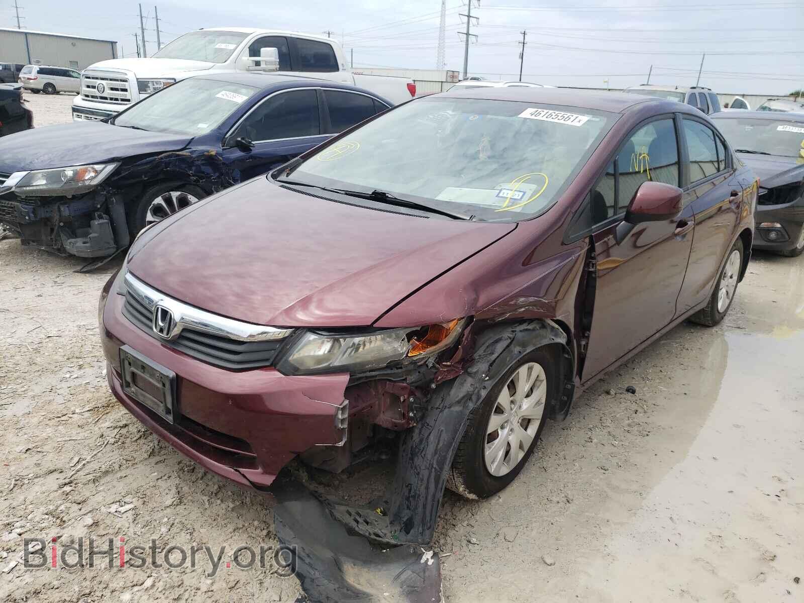 2012 HONDA CIVIC - VIN: 2HGFB2F53CH579392 - Фото 2