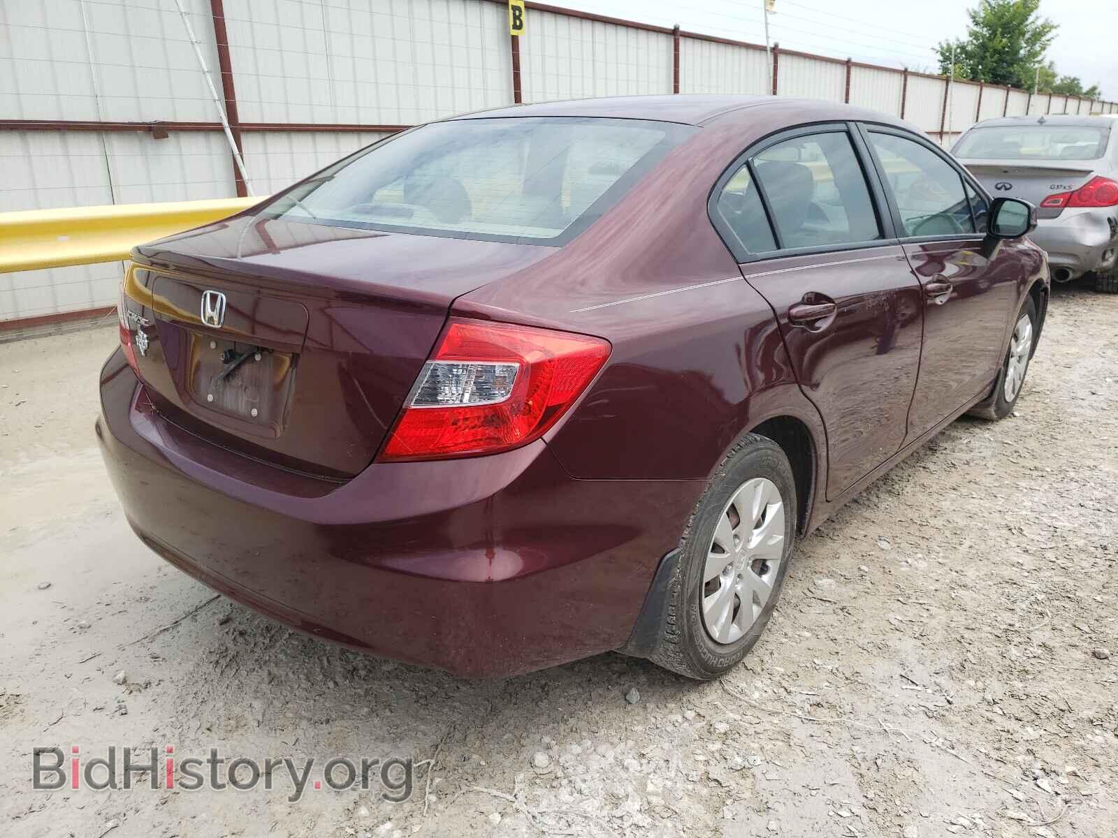2012 HONDA CIVIC - VIN: 2HGFB2F53CH579392 - Фото 4