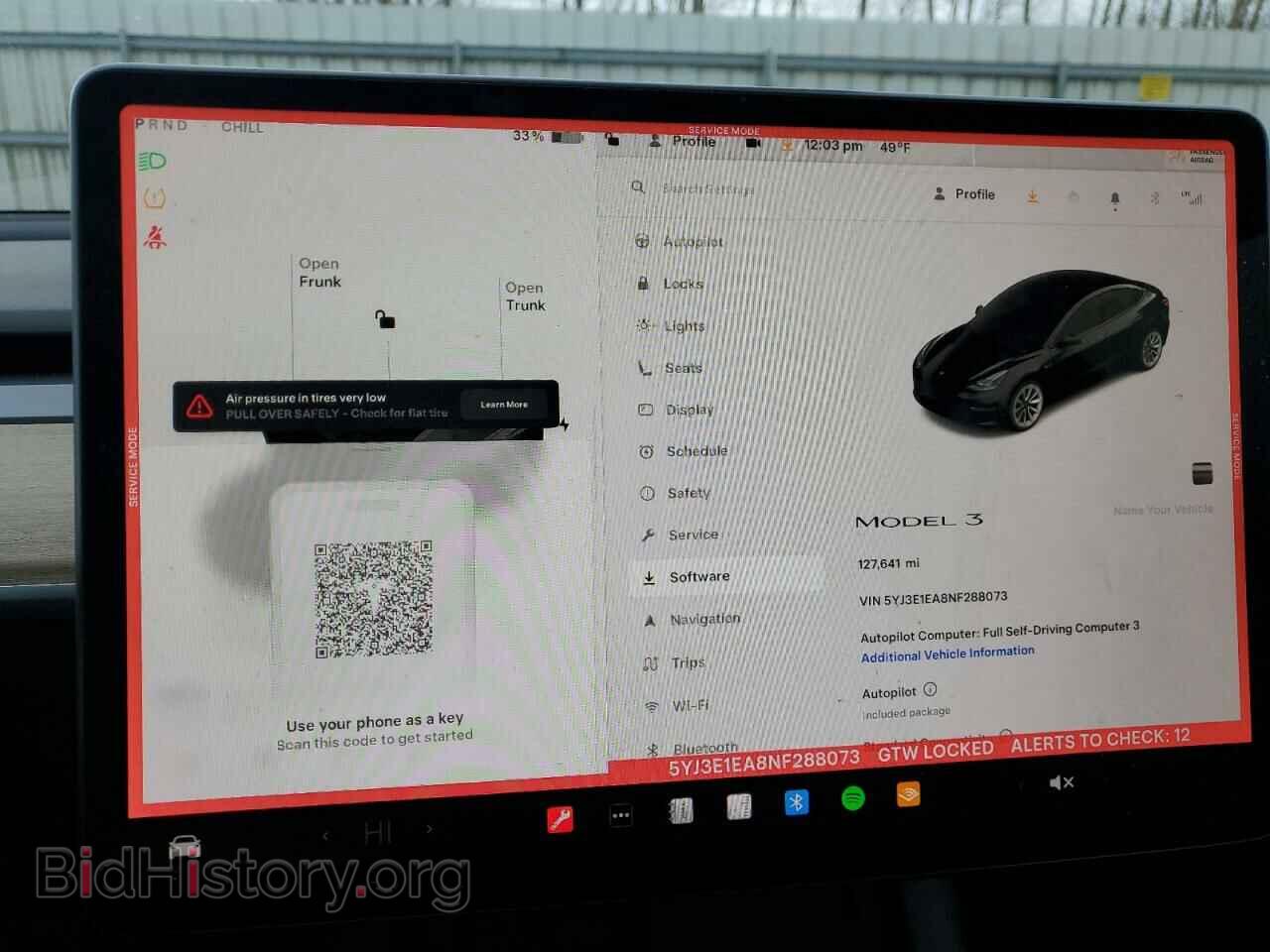 2022 TESLA MODEL 3 - VIN: 5YJ3E1EA8NF288073 - Photo 9