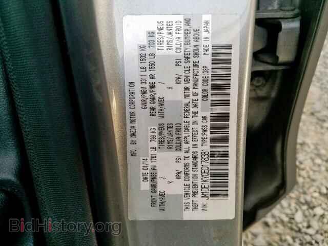 2014 MAZDA 2 - VIN: JM1DE1KY0E0178381 - Фото 10