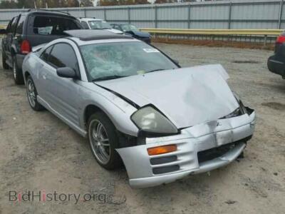 2002 Mitsubishi ECLIPSE Eclipse GT, silver — VIN 4A3AC84H62E099811, Copart