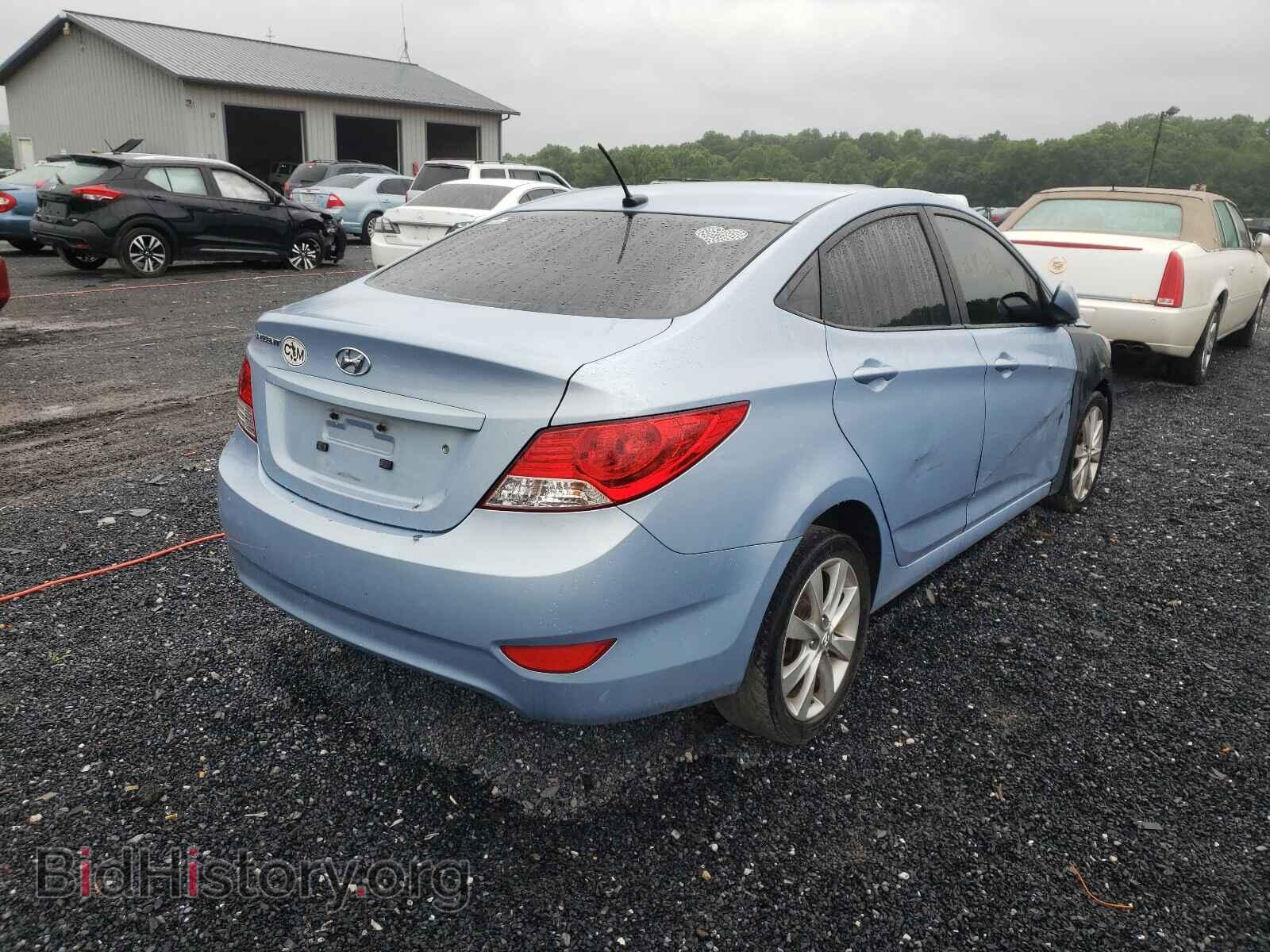 2012 HYUNDAI ACCENT - VIN: KMHCU4AE2CU116652 - Фото 4