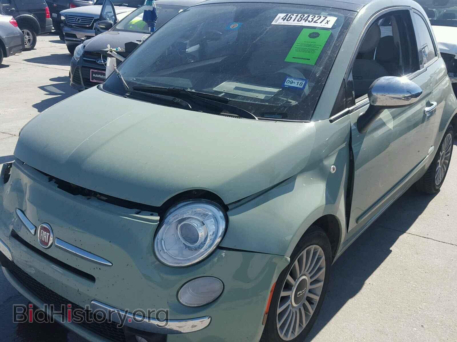 2012 FIAT 500 - VIN: 3C3CFFCR4CT335654 - Фото 2