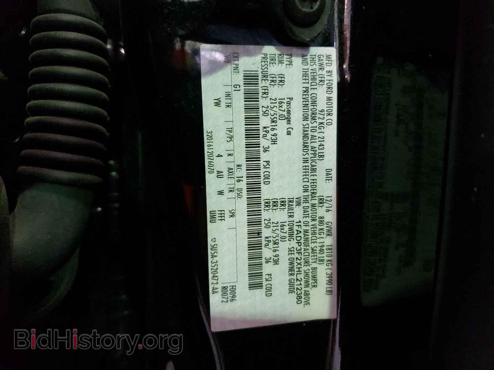 2017 FORD FOCUS - VIN: 1FADP3F2XHL212380 - Photo 10