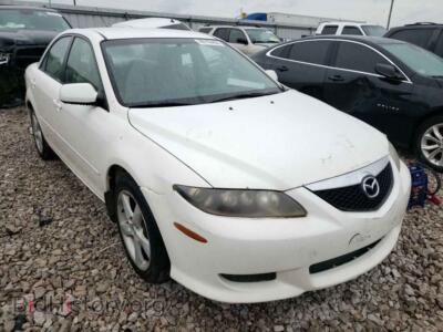 2006 Mazda 6 6 S, white — VIN 1YVHP80D465M51549, Copart