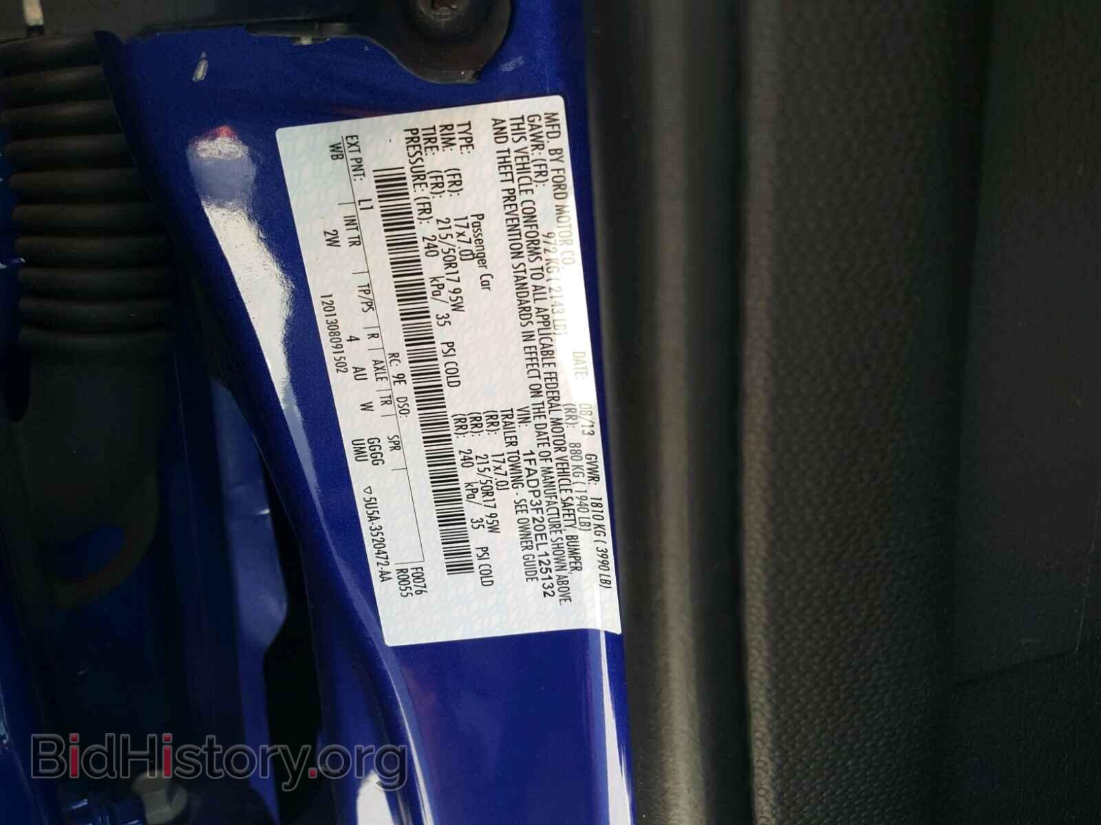 2014 FORD FOCUS - VIN: 1FADP3F20EL125132 - Photo 10