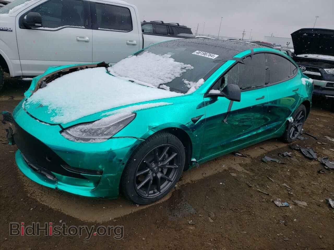 Photo 5YJ3E1EB7MF836961 - TESLA MODEL 3 2021