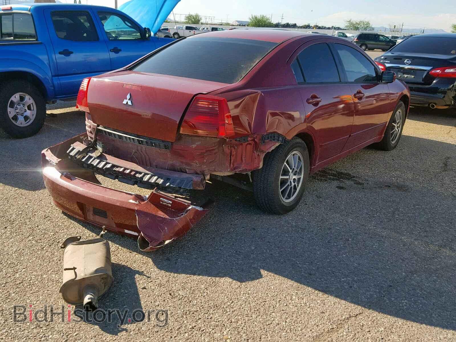 2004 MITSUBISHI GALANT - VIN: 4A3AB56S24E045662 - Фото 4