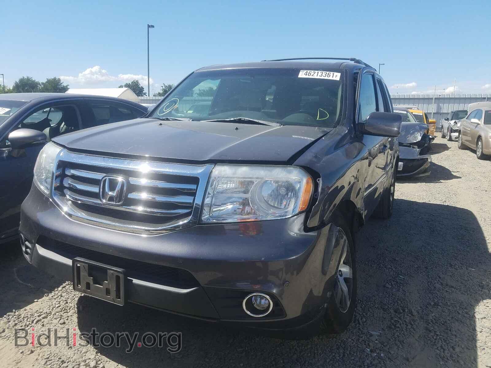 2014 HONDA PILOT - VIN: 5FNYF4H95EB052129 - Фото 2