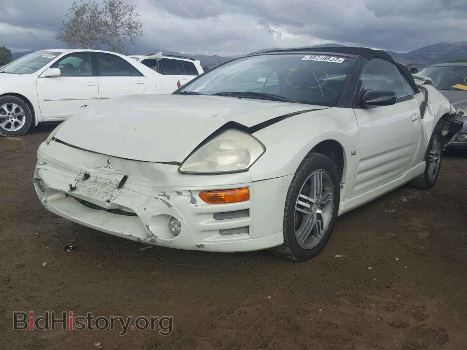 2003 MITSUBISHI ECLIPSE - VIN: 4A3AE75H43E018356 - Фото 2
