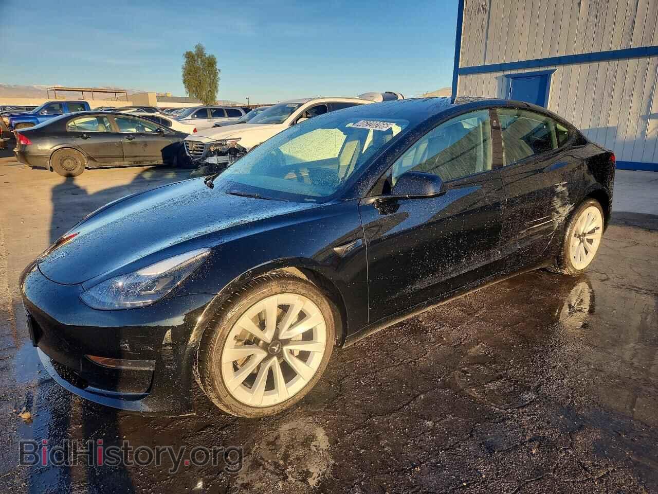 Photo 5YJ3E1EA2NF372423 - TESLA MODEL 3 2022
