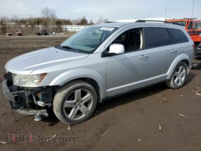 2010 Dodge JOURNEY SXT, серебристый — VIN 3D4PH5FV0AT114143, Copart