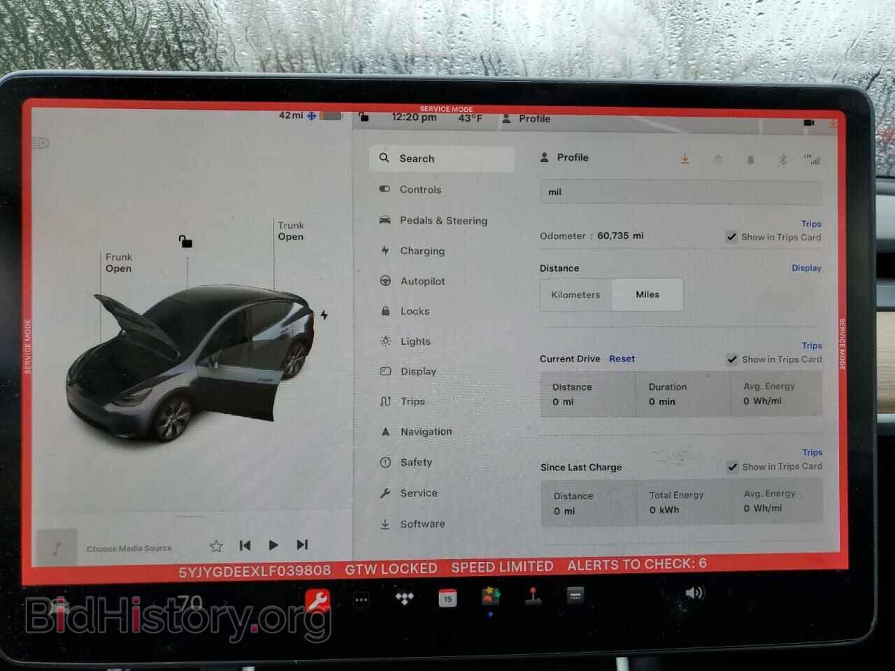 2020 TESLA MODEL Y - VIN: 5YJYGDEEXLF039808 - Фото 9