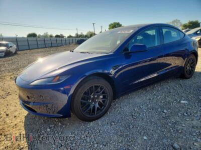 2024 Tesla MODEL 3, синий — VIN 5YJ3E1EA7RF725180, Copart