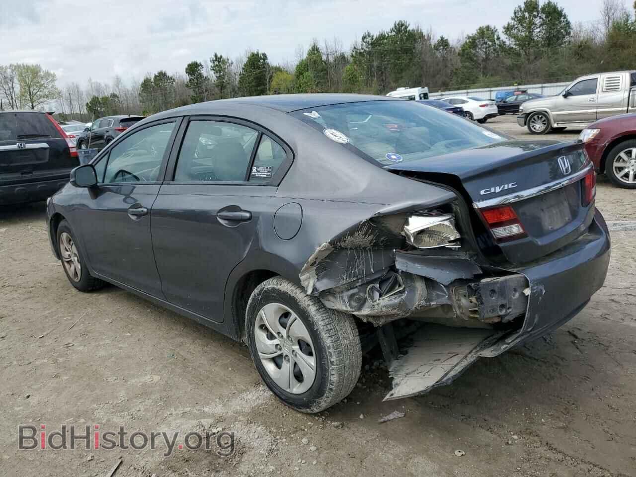 2013 HONDA CIVIC - VIN: 2HGFB2F54DH566698 - Фото 2