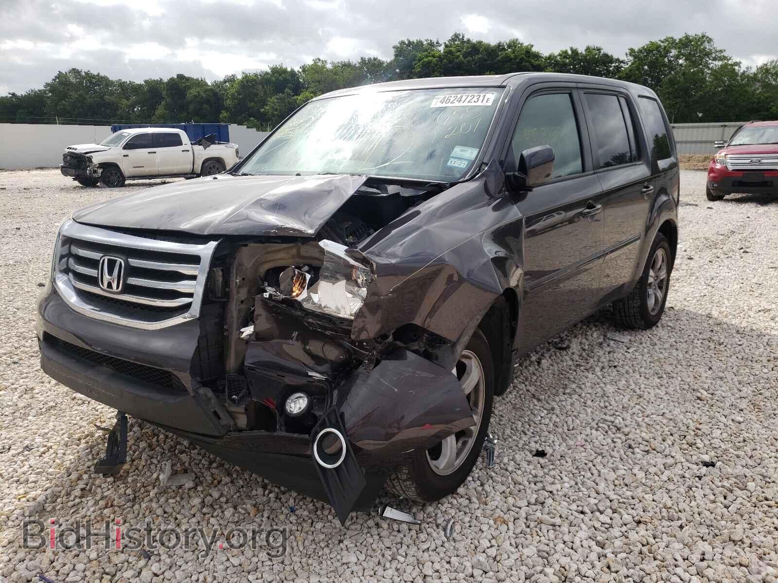 2013 HONDA PILOT - VIN: 5FNYF4H57DB035201 - Фото 2