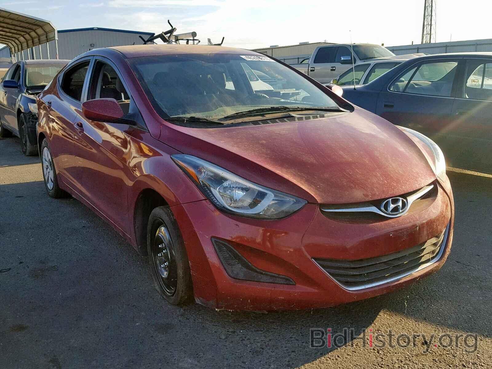 Фотография 5NPDH4AE8GH692047 - HYUNDAI ELANTRA 2016