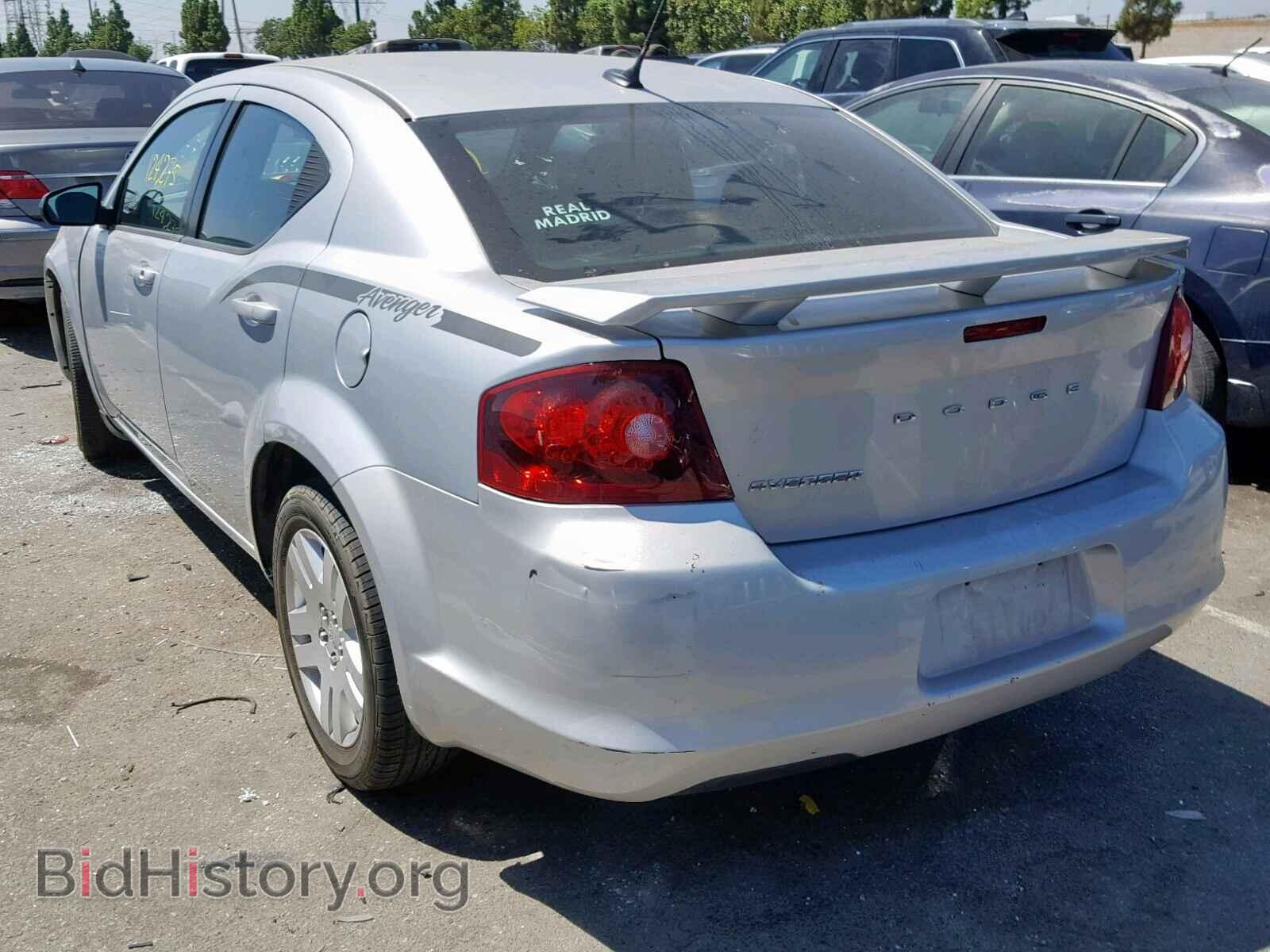 2012 DODGE AVENGER - VIN: 1C3CDZAB9CN223705 - Фото 3