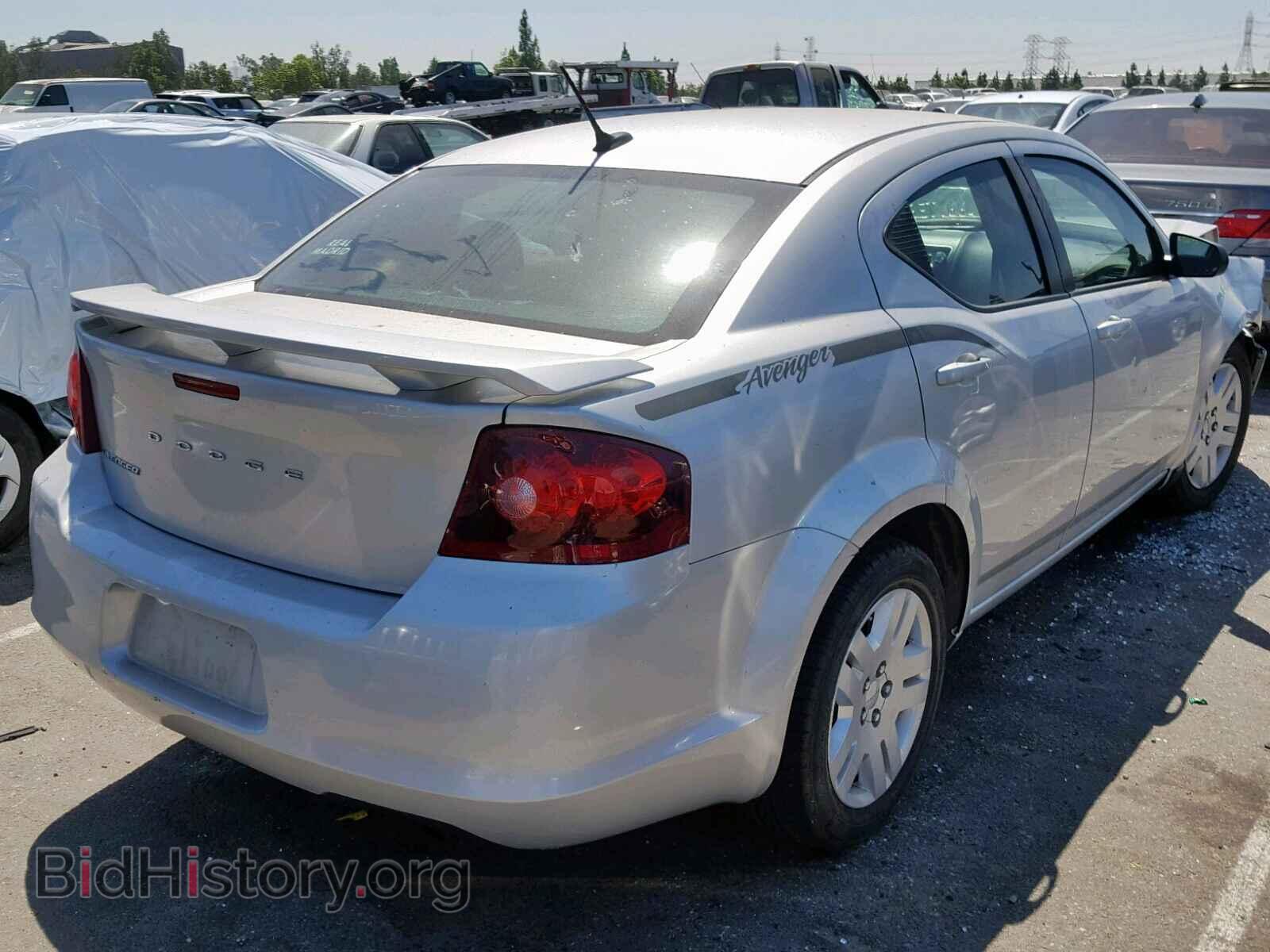 2012 DODGE AVENGER - VIN: 1C3CDZAB9CN223705 - Фото 4