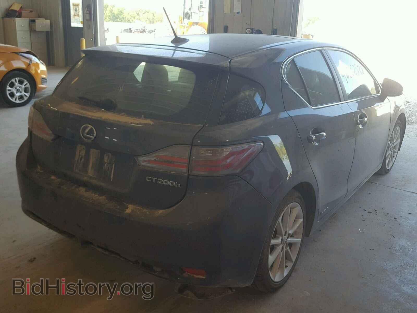 2011 LEXUS CT 200 - VIN: JTHKD5BH0B2032062 - Фото 4