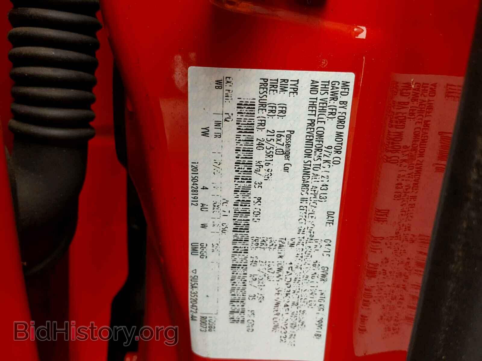 2015 FORD FOCUS - VIN: 1FADP3K24FL302322 - Фото 10