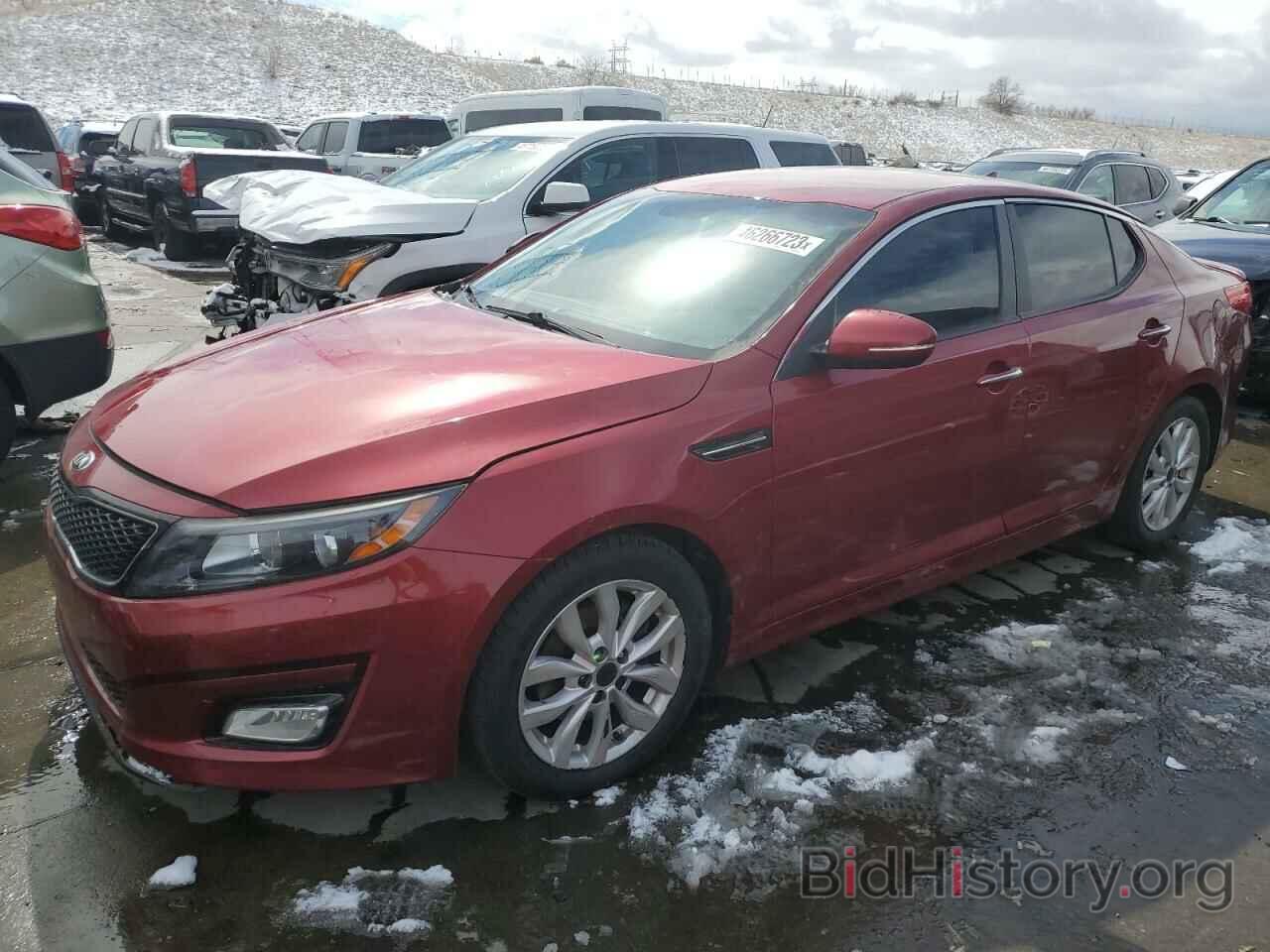 Kia Optima 2015 красная