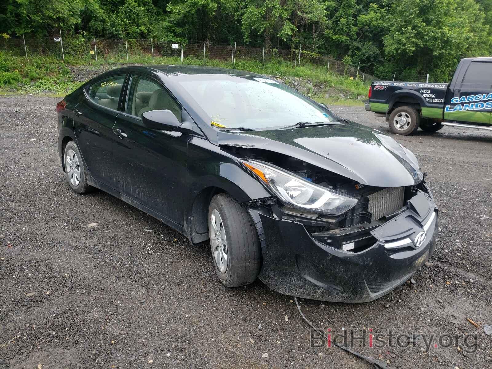 Photo 5NPDH4AE8GH771816 - HYUNDAI ELANTRA 2016