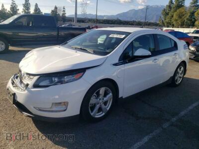 2013 Chevrolet VOLT, белый — VIN 1G1RE6E46DU121128, Copart