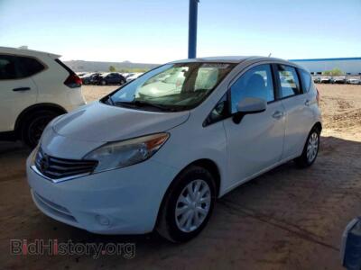 2016 Nissan VERSA S Plus, white — VIN 3N1CE2CP1GL407926, Copart
