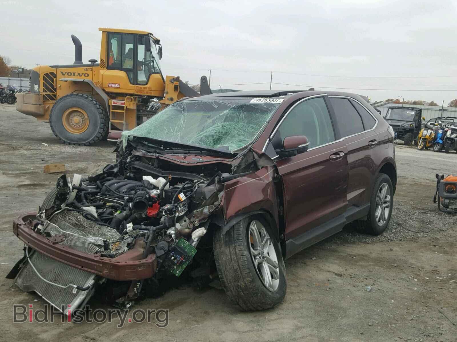 2015 FORD EDGE - VIN: 2FMTK3K89FBC19859 - Фото 2