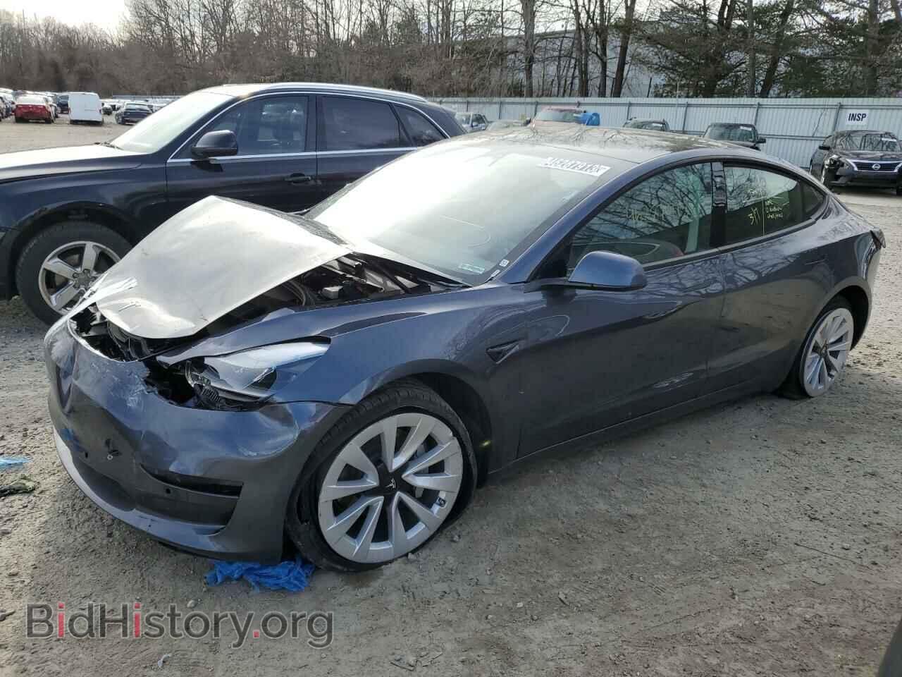 Фотография 5YJ3E1EA4NF187807 - TESLA MODEL 3 2022