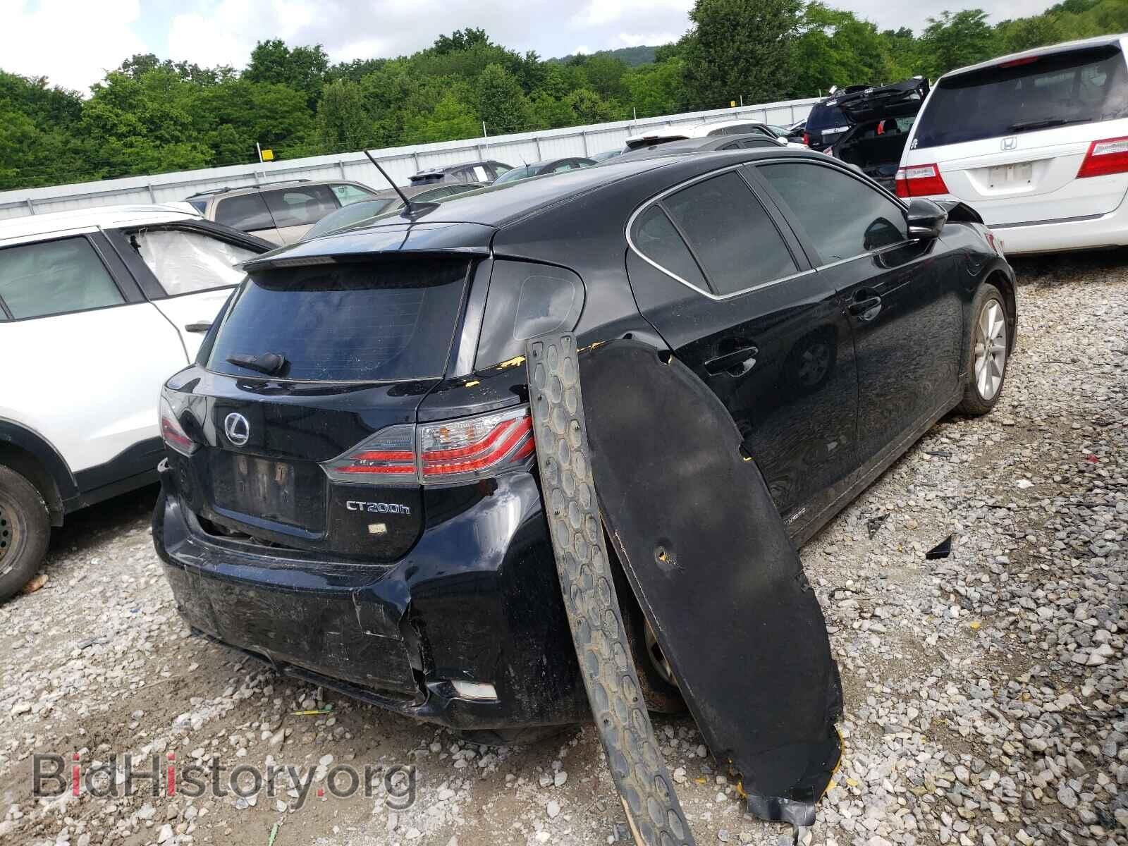 2012 LEXUS CT 200 - VIN: JTHKD5BH4C2067818 - Фото 4