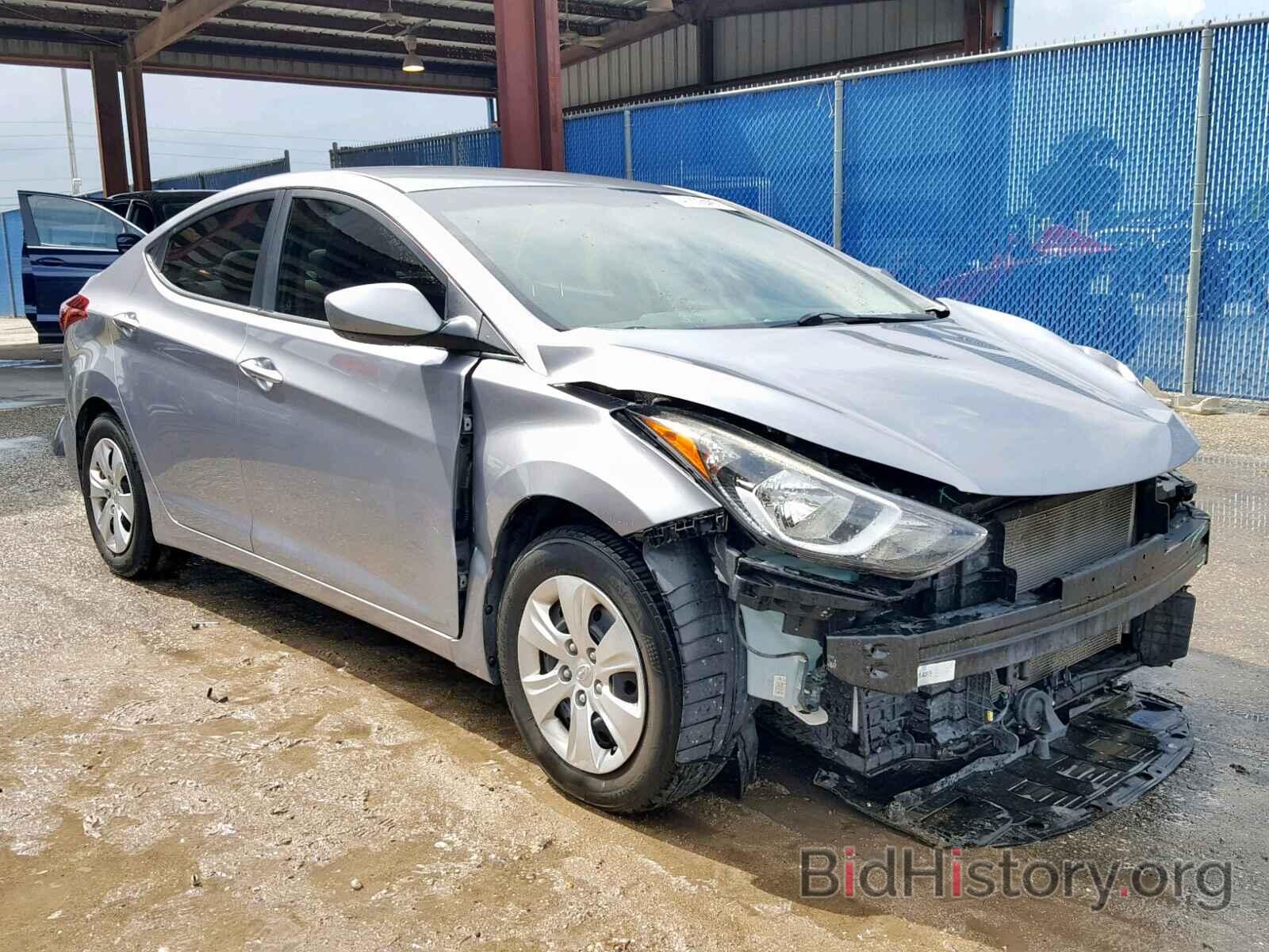 Photo 5NPDH4AEXGH753365 - HYUNDAI ELANTRA 2016