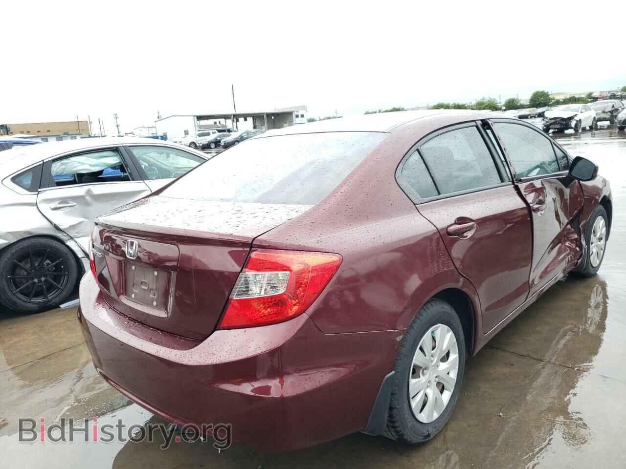 2012 HONDA CIVIC - VIN: 2HGFB2F54CH604591 - Фото 4
