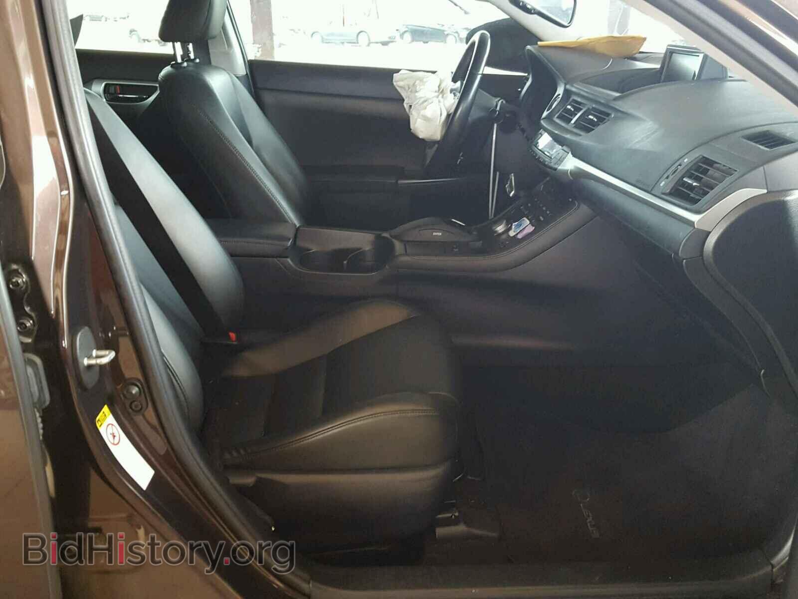 2012 LEXUS CT 200 - VIN: JTHKD5BH8C2101582 - Фото 5