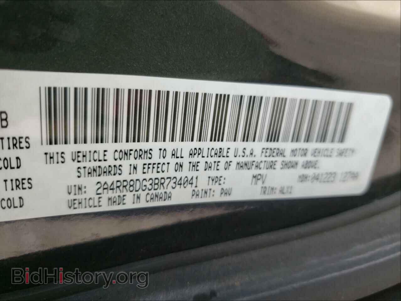 2011 CHRYSLER MINIVAN - VIN: 2A4RR8DG3BR734041 - Photo 10