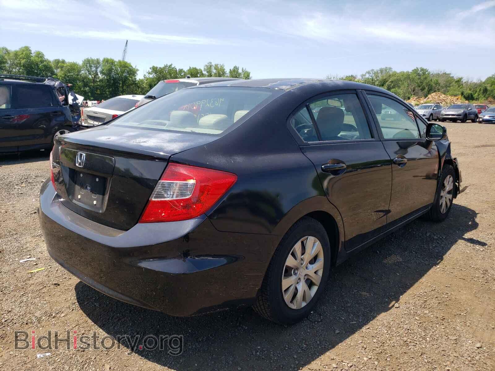 2012 HONDA CIVIC - VIN: 2HGFB2F5XCH594052 - Фото 4