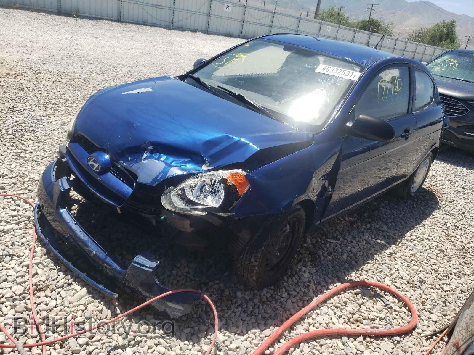 2007 HYUNDAI ACCENT - VIN: KMHCM36C27U002884 - Фото 2