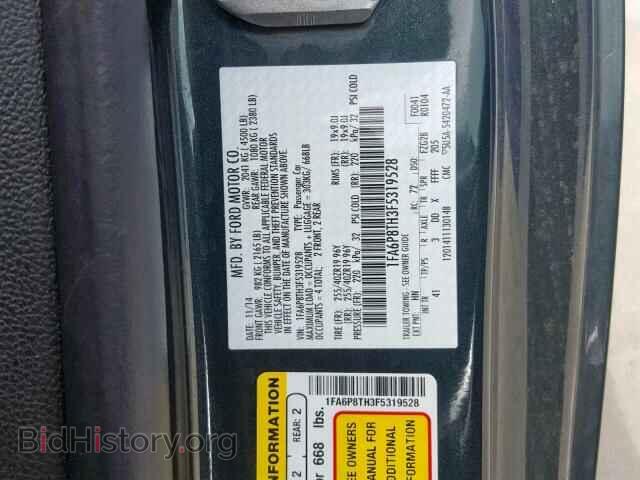 2015 FORD MUSTANG - VIN: 1FA6P8TH3F5319528 - Фото 10