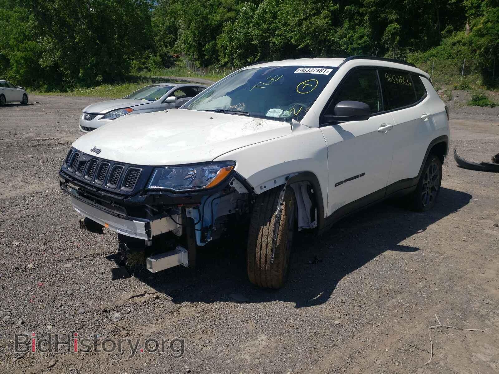 2021 JEEP COMPASS - VIN: 3C4NJDEB5MT556673 - Фото 2