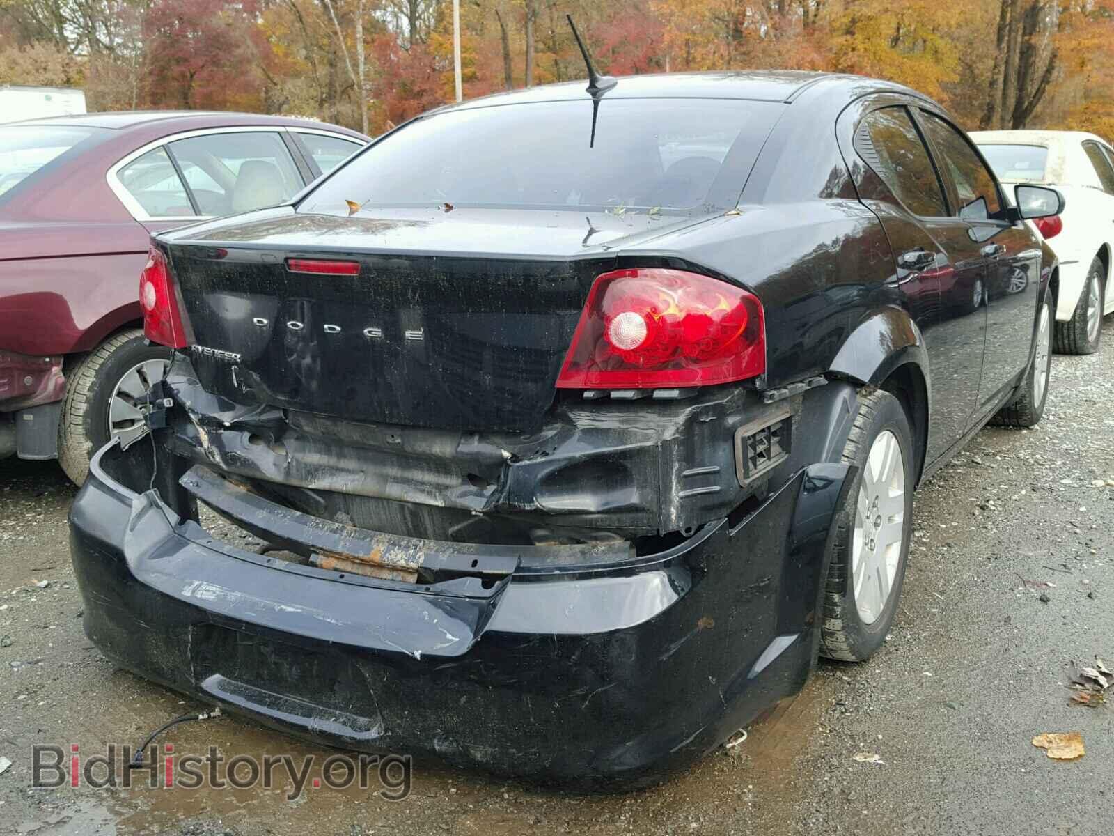 2011 DODGE AVENGER - VIN: 1B3BD4FB6BN626172 - Фото 4
