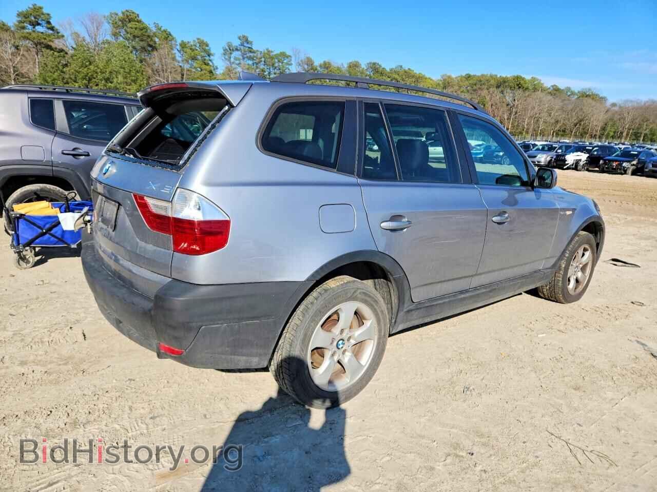 2007 BMW X3 - VIN: WBXPC934X7WF05954 - Фото 3